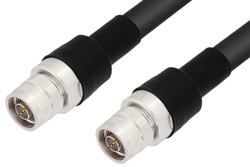 N Male to N Male With Times Connectors Low Loss Cable 48 Inch Length Using LMR-600 Coax