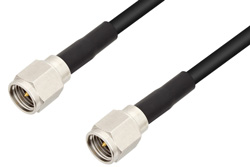 SMA Male to SMA Male With Times Connectors Cable 60 Inch Length Using LMR-100 Coax