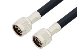 N Male to N Male Cable 150 cm Length Using LMR-400-UF Coax