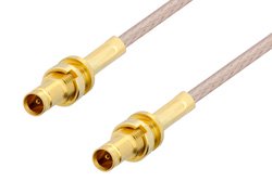 1.0/2.3 Jack Bulkhead to 1.0/2.3 Jack Bulkhead Cable 72 Inch Length Using RG316 Coax, RoHS