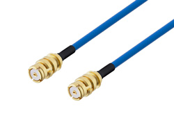 SMP Female to SMP Female Cable Using PE-P047 Coax