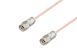 2.92mm Male to 2.92mm Male Cable Using RG405 Coax, LF Solder