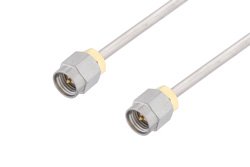 SMA Male to SMA Male Cable Using PE-SR402AL Coax