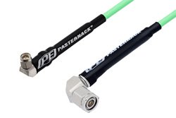 SMA Male Right Angle to TNC Male Right Angle Low Loss Cable 36 Inch Length Using PE-P142LL Coax, RoHS