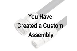 75 Ohm RCA Male to 75 Ohm BNC Male Cable Using 75 Ohm PE-B159-BK Black Coax with HeatShrink
