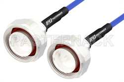  低 PIM 电缆组件，7/16 DIN公头至7/16 DIN公头，LSZH护套，100 厘米，使用SR402FLJ低PIM同轴电缆，RoHS