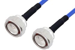  7/16 DIN Male to 7/16 DIN Male LSZH Jacketed Cable 200 CM Length Using SR401FLJ Low PIM Coax, RoHS
