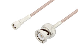SMC Plug to BNC Male Cable Using RG316 Coax