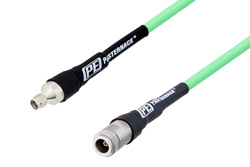 SMA Male to N Female Low Loss Test Cable 100 cm Length Using PE-P300LL Coax, RoHS
