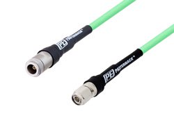 N Female to TNC Male Low Loss Test Cable 100 cm Length Using PE-P300LL Coax, RoHS