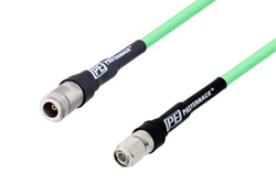 N Female to TNC Male Low Loss Test Cable 12 Inch Length Using PE-P300LL Coax