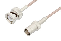 BNC Male to BNC Female Cable 24 Inch Length Using RG316 Coax