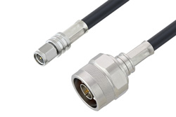 SMA Male to N Male Cable 36 Inch Length Using LMR-240-DB Coax