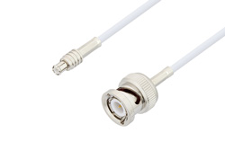 MCX Plug to BNC Male Cable Using RG188 Coax