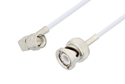 SMA Male Right Angle to BNC Male Cable Using RG188 Coax