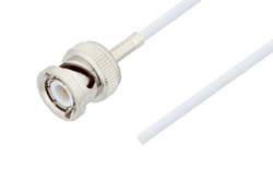 BNC Male to Straight Cut Lead Cable 59.06 Inch Length Using RG188 Coax