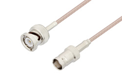 BNC Male to BNC Female Cable 60 Inch Length Using 75 Ohm RG179 Coax