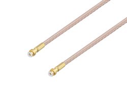 Snap-On MMBX Plug to Snap-On MMBX Plug Cable 18 Inch Length Using RG316 Coax