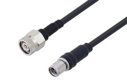 SMA Male to TNC Male Low Loss Cable 36 Inch Length Using LMR-195 Coax