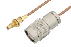 SSMC Jack Bulkhead to TNC Male Cable Using RG178 Coax