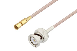 BNC Male to SSMC Plug Cable 72 Inch Length Using RG316 Coax