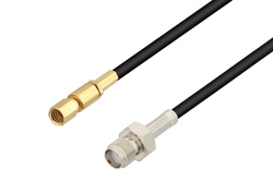SMA Female to SSMC Plug Low Loss Cable Using LMR-100 Coax