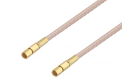 SSMC Plug to SSMC Plug Cable Using RG316-DS Coax