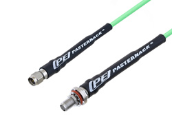 SMA Male to SMA Female Bulkhead Low Loss Cable 50 CM Length Using PE-P160LL Coax