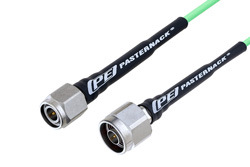 N Male to TNC Male Low Loss Cable 48 Inch Length Using PE-P160LL Coax