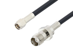 SMA Male to TNC Female Cable 24 Inch Length Using LMR-195-FR Coax