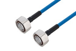 Plenum 7/16 DIN Male to 7/16 DIN Male Low PIM Cable 150 cm Length Using SPP-250-LLPL Coax Using Times Microwave Parts