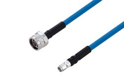 Plenum N Male to SMA Male Low PIM Cable 60 Inch Length Using SPP-250-LLPL Coax Using Times Microwave Parts