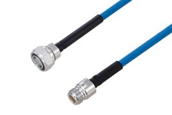 Plenum 4.3-10 Male to N Female Low PIM Cable 36 Inch Length Using SPP-250-LLPL Coax Using Times Microwave Parts