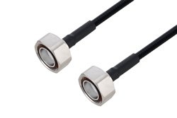 Outdoor Rated 7/16 DIN Male to 7/16 DIN Male Low PIM Cable 60 Inch Length Using SPO-250 Coax Using Times Microwave Parts