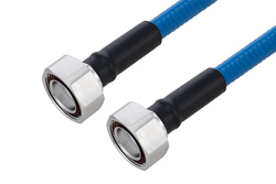 Plenum 7/16 DIN Male to 7/16 DIN Male Low PIM Cable Using SPP-500-LLPL Coax Using Times Microwave Parts