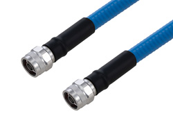 Plenum N Male to N Male Low PIM Cable 50 cm Length Using SPP-500-LLPL Coax Using Times Microwave Parts