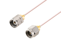 1.85mm Male to 2.92mm Male Low Loss Cable 60 Inch Length Using 047 Coax