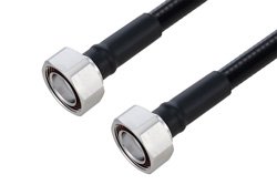Outdoor Rated 7/16 DIN Male to 7/16 DIN Male Low PIM Cable 50 cm Length Using SPO-500 Coax Using Times Microwave Parts