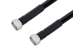 Outdoor Rated 4.3-10 Male to 4.3-10 Male Low PIM Cable 60 Inch Length Using SPO-500 Coax Using Times Microwave Parts
