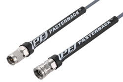 SMA Male to 1.85mm Male Cable 24 Inch Length Using PE-P103 Coax