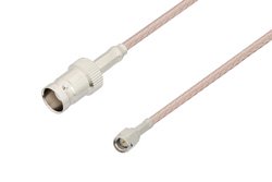 BNC Female to SMA Male Cable 100 CM Length Using RG316-DS Coax