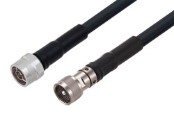 N Male to UHF Male Low Loss Cable Using LMR-400-DB Coax in 150CM