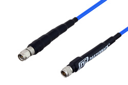 SMA Male to Push-On SMA Male Precision Cable Using PE-P141 Coax , LF Solder