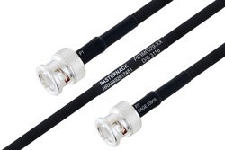 MIL-DTL-17 BNC Male to BNC Male Cable 30 Inch Length Using M17/84-RG223 Coax