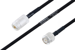 MIL-DTL-17 N Female to TNC Male Cable Using M17/84-RG223 Coax