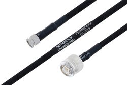MIL-DTL-17 SMA Male to TNC Male Cable 60 Inch Length Using M17/84-RG223 Coax