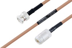 MIL-DTL-17 BNC Male to N Female Cable Using M17/128-RG400 Coax