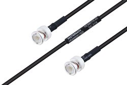 MIL-DTL-17 BNC Male to BNC Male Cable 72 Inch Length Using M17/183-00001 Coax