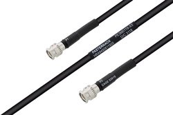 MIL-DTL-17 SMA Male to SMA Male Cable 48 Inch Length Using M17/183-00001 Coax