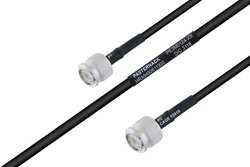 MIL-DTL-17 TNC Male to TNC Male Cable 30 Inch Length Using M17/183-00001 Coax